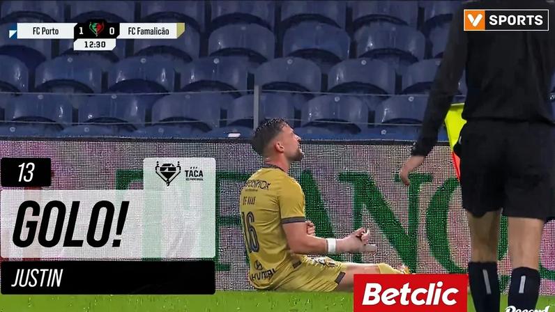 Justin de Haas em área restrita em Famalicão