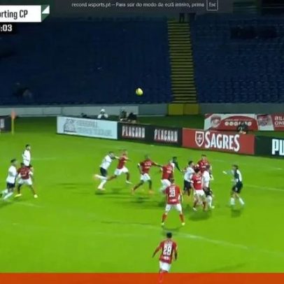 Record revela o que se passou na cabine do VAR no Santa Clara-Sporting