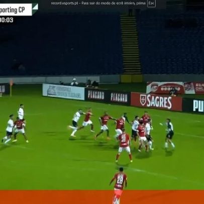 Iturralde analisa penálti no Santa Clara-Sporting
