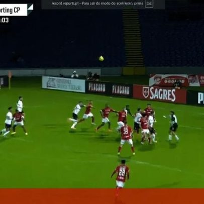 Lance polémico nos descontos de Santa Clara-Sporting terminou em penálti