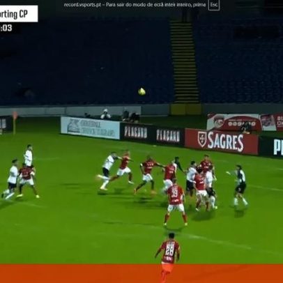 Penálti para o Sporting após lance polémico nos descontos contra o Santa Clara