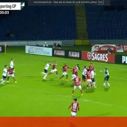 Santa Clara pede áudios do VAR após penálti do Sporting
