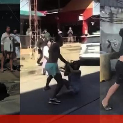 Osvaldo Neto sai de bar sem pagar, agride mulher e ex-policial e recebe o troco