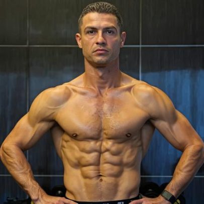 Cristiano Ronaldo publica foto após sauna; craques do desporto reagem