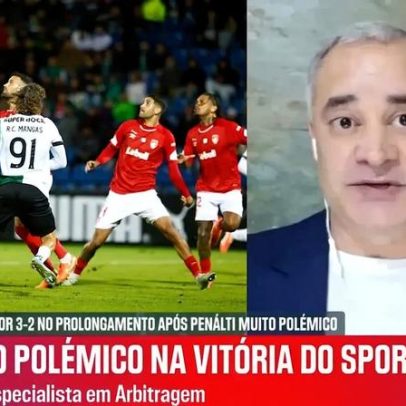 Marco Ferreira acusa incompetência do VAR e de João Pinheiro após 12 minutos