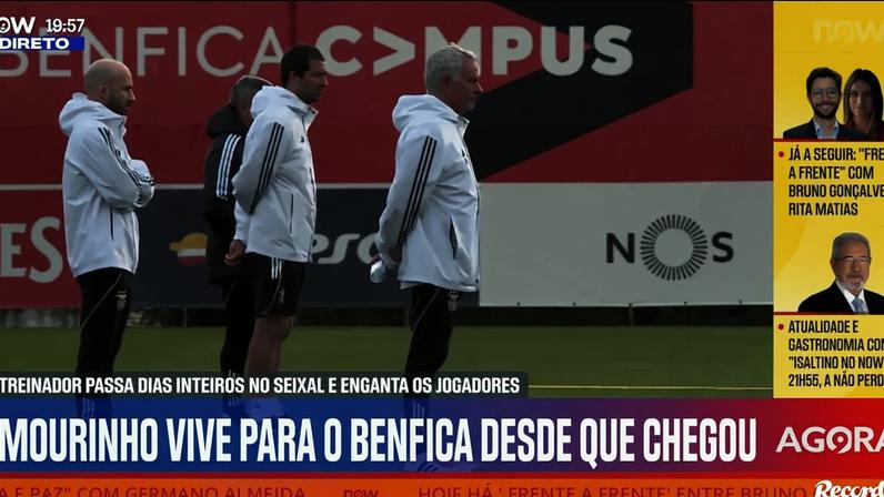 Seixal recebe Mourinho: rotina do treinador e relação com jogadores em foco
