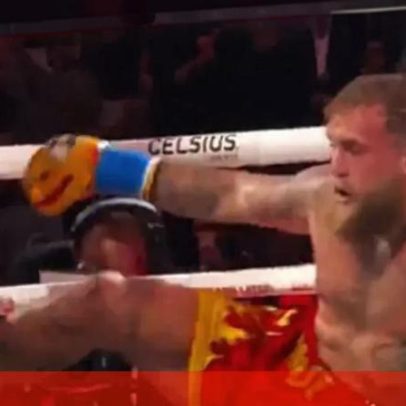 Anthony Joshua vence Jake Paul com KO e deixa maxilar partido