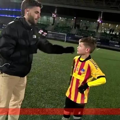 Miúdo espanhol de 10 anos brilha em flash após ser dispensado pelo Barcelona