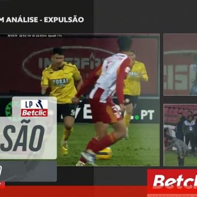 Entrada que valeu expulsão tira Rúben Semedo do jogo com o FC Porto