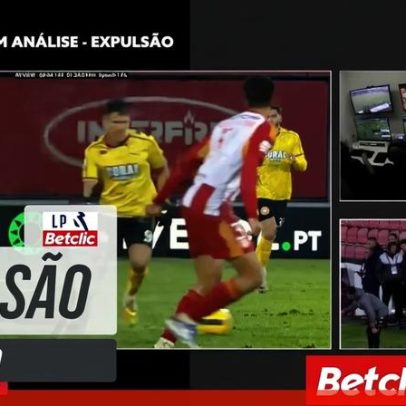 Entrada que expulsou Rúben Semedo no jogo com o FC Porto
