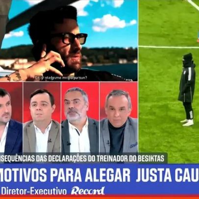 Besiktas revela irritação do treinador por 125 passos de Rafa no treino
