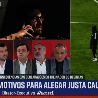 Besiktas: treinador irritado por 125 passos de Rafa no treino revela motivo
