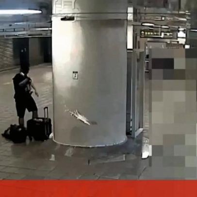 Ataque em estação de metro de Taiwan: autor visto a lançar cocktails Molotov