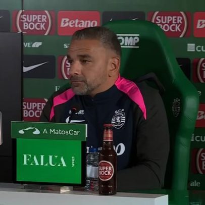 Rui Borges não viu o lance do penálti no tablet, diz o Sporting