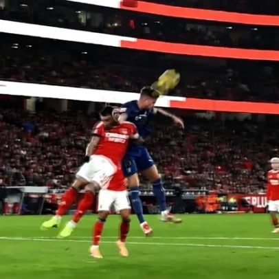 Benfica reage ao penálti sobre Otamendi e mostra imagens