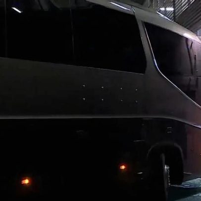 Sporting chega ao Estádio D. Afonso Henriques com meio de transporte diferente