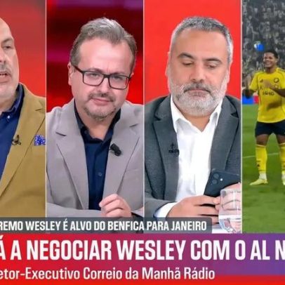 Pedro Sousa afirma que Wesley é diferente dos jogadores atuais do Benfica