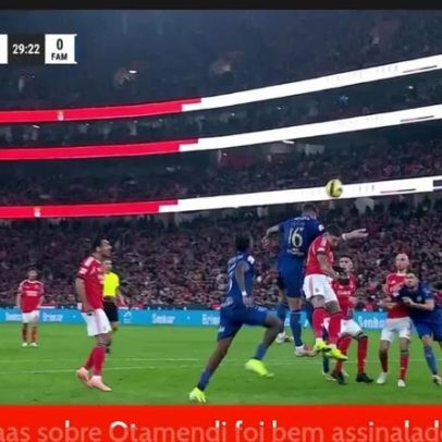 Penálti contra Otamendi, reclamações do Sporting e cartão vermelho em Guimarães