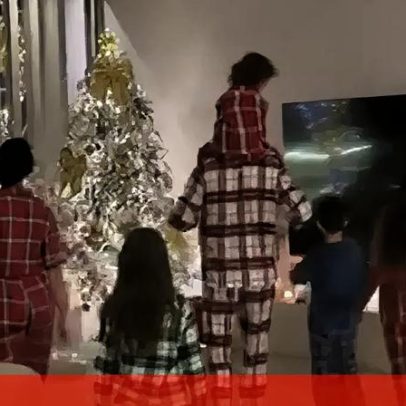 Cristiano Ronaldo envia votos de Feliz Natal nas redes sociais