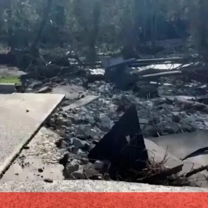 Chuvas intensas provocam colapsos de estradas na Califórnia