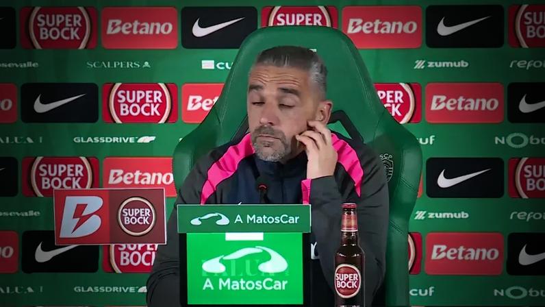 Rui Borges responde a Mourinho: «Não vejo Fórmula 1. Vejo andebol e voleibol, onde o Sporting ganha muito»