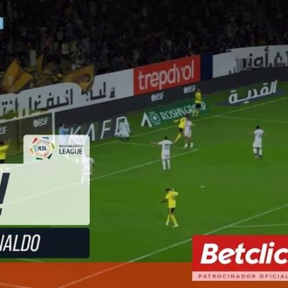 Cristiano Ronaldo faz segundo golo pelo Al Nassr frente ao Al Okhdood