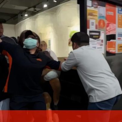 Clientes de restaurante em pânico após sismo de 6,6 em Taiwan