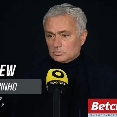 Mourinho diz que golo de Dahl foi limpo e celebra vitória por 3-2