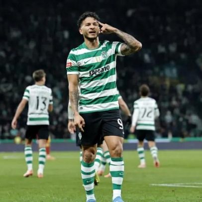 Luis Suárez faz hat-trick pela primeira vez com a camisola do Sporting