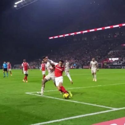 Benfica revela novas imagens do golo da vitória em Braga