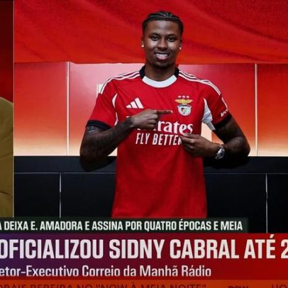 Benfica troca Dahl por Sidny Lopes Cabral; decisão a dias
