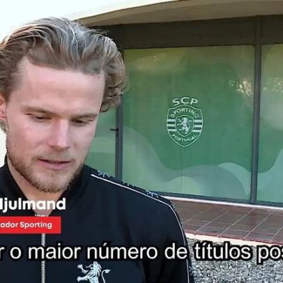 Hjulmand deixa claro: Sporting busca ganhar o maior número de títulos