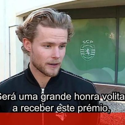 Hjulmand no Sporting em 2026? Honra de receber prémio Artur Agostinho