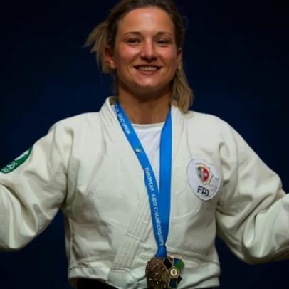 Telma Monteiro é vista a beijar judoca grega