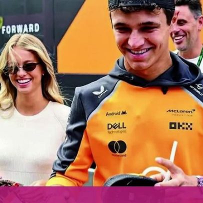 Norris celebra título mundial de F1 ao lado de Margarida Corceiro