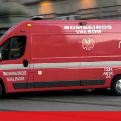 Dois adultos e três crianças presos num carro no Rio Ferreira, Gondomar