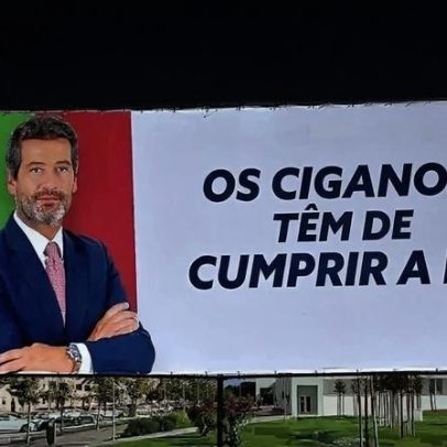 Autores de ação contra cartazes do Chega dizem que mensagem é uma rasteira