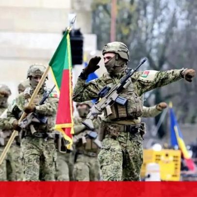 Militares portugueses participam em desfile militar na Roménia