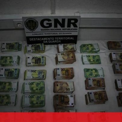GNR detém suspeitos com meio milhão em notas falsas