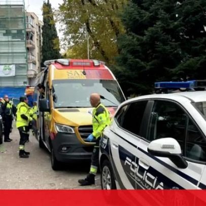 Mulher morre e dois filhos feridos após queda de 10.º andar em Madrid