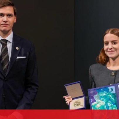 Filha de María Corina Machado recebe Prémio Nobel da Paz em nome da mãe