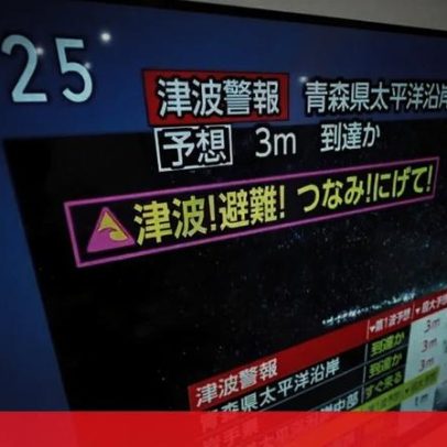 Japão regista sismo de magnitude 6,7 e emite alerta de tsunami