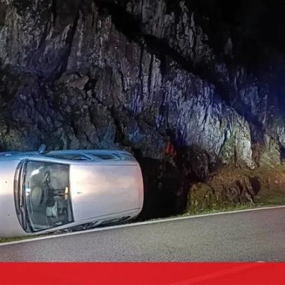 Jovem fica ferida após despiste aparatoso em Arouca