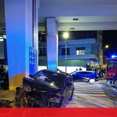 Condutor desobedece ordem de paragem da PSP, despista-se e é detido em Lisboa