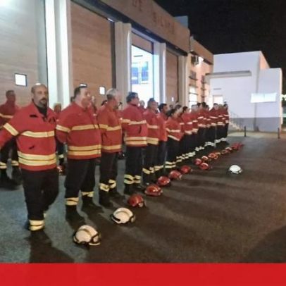 Bombeiros de Silves colocam capacetes no chão e exigem demissão da direção