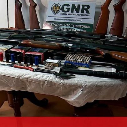 GNR apreende 32 armas em buscas