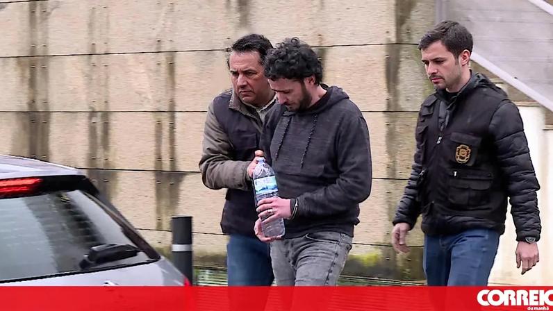 Momento em que os inspetores da Polícia Judiciária detêm Salah Mammeri. Arguido encontra-se em prisão preventiva