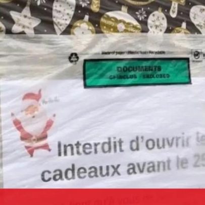 Radares em França são embrulhados para oferecer no Natal