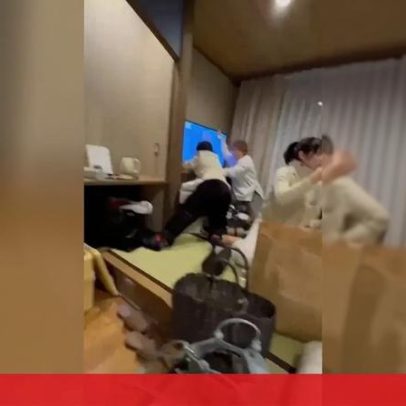 Vídeo mostra o momento em que terramoto atinge o norte do Japão