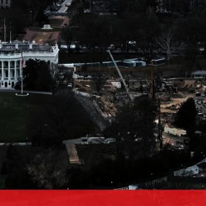 Novos vídeos mostram progresso na construção do Salão de Baile da Casa Branca